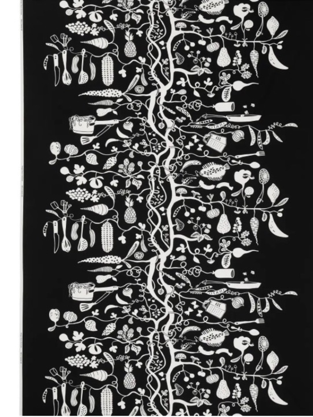 IKEA 100% Cotton Fabric Design by Paulin Machado 58”x 61”